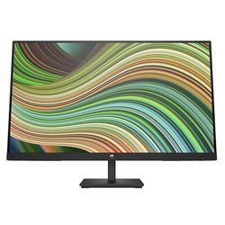 HP V27ie Monitor da 27", FHD, 16:9, Antiriflesso, Pannello IPS da 75Hz, Tempo di Risposta 5 ms, Reclinabile, VESA 10x10 cm, AMD FreeSync, 250 Nits, Low Blue Light, VGA, HDMI, DisplayPort, Nero