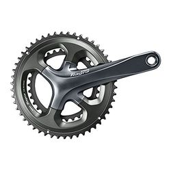 SHIMANO Mixte Tiagra Longueur du bras de manivelle , Noir, Uni EU
