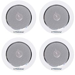 Lyndahl Speaker set, Bluetooth 4-channel amplifier CS200BT-AMP and 2-way speaker pair CS120AL with 2 or 4 built-in speakers ceiling speaker with 4 speakers