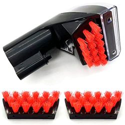 1400B Little Green 3" Tough Stain Brush Tool Replacement for Bissell Little-Green Upright & Portable Carpet Cleaners for 1400B 1425 1400W 1400 1844 2290A Series,Black,1 Brush,2 Replacement Brushes