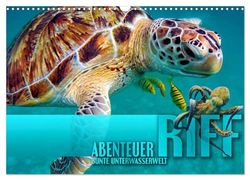 Abenteuer Riff - bunte Unterwasserwelt (Wandkalender 2025 DIN A3 quer), CALVENDO Monatskalender: Fantastische Unterwasseraufnahmen zeigen das ... an paradiesischen Korallenriffen der Erde