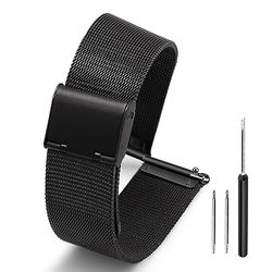 Adallor Horlogebandje Bandjes van 22 mm 20mm 18mm 16mm, Vervangende Bandjes Straps voor Smart Watch