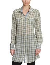 Wrangler - Sam Dress tröja - skjorta klänning - dam, olivgrön, S