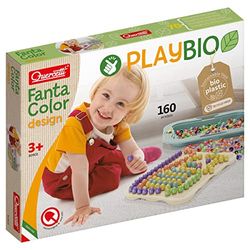 Quercetti - 80903 FantaColor Design Play Bio, Jeu de mosaïques