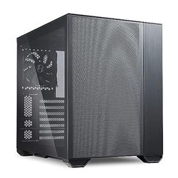 Lian Li O11 AIR MINI svart SPCC/aluminium/härdat glas ATX minitorn datorväska – O11AMX