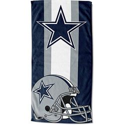 Northwest NFL Dallas Cowboys - Toalla de Playa Unisex para Adultos, 30 x 60 Pulgadas, Zone Read, algodón y poliéster