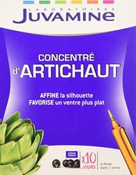 JUVAMINE - Concentré d'Artichaut - Affine la silhouette - Favorise un ventre plus plat - 10 Ampoules