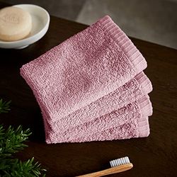 Catherine Lansfield snabbtorkande bomullsduk 4-pack rosa