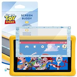 Pebble Gear Toy Story 4 Screen Buddy - Pellicola salvaschermo in vetro temperato antigraffio con tablet Toy Story 4 Design 7'per bambini