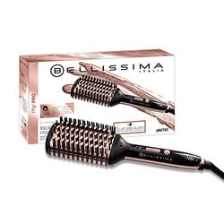 Imetec Bellissima My Pro Magic Straight Brush Pb11 100 Elektrische Haarborstel, 3-Zijdige Buitenkanten, Automatische Uitschakeling, Natuurlijke Effect, Keramische Technologie, 160 °C - 210 °C