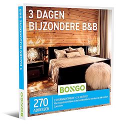 Bongo Bon - 3 Jours spécial B&B | Chèques-Cadeaux Carte Cadeau pour Homme ou Femme | 270 B&B spéciaux et Luxueux