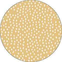 Bonateks, Ronde digitaal bedrukte muismat, antislip onderkant, voor kantoor en thuis, diameter: 22 cm