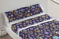 Burrito Blanco | Juego sábanas Color Azul 679 | para Cama de 105 cm (+ Medidas Disponibles) | Sábanas 105 | Cama indivual 105