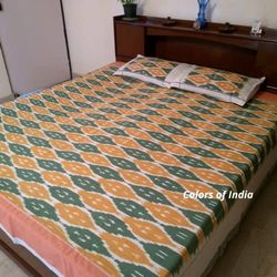 Cotton Bedding, Bedcover Set, Handmade Bedsheet, Bedlinen Throw, FREE SHIPPING