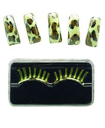 Ciao 79409 – Set pestañas y uñas vellutate postizas animales, modelos surtidos