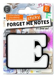 IF Forget Me Sticky Notes - Letter E