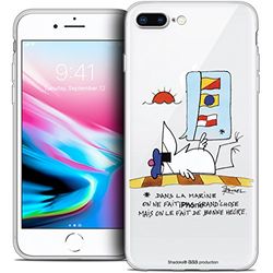 Caseink - fodral för Apple iPhone 8 Plus (5,5) [officiell samlarlicens The Shadoks® Design La Marine - mjuk - ultratunn - tryckt i Frankrike]