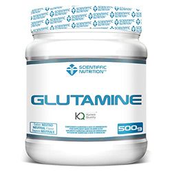 Scientiffic Nutrition - Glutamine Neutro, Glutamina 100% Pura en Polvo Sin Sabor, Favorece el Desarrollo y Recuperación Muscular, con el Sello Kyowa Quality - 500g