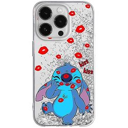 Ert Group Funda para teléfono móvil Apple iPhone 14 Pro MAX Original y con Licencia Oficial de Disney con diseño Stitch 017, con Efecto desbordante de Purpurina