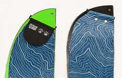 CONTOUR Hybrid Split Board zuschneid Fourrure, Bleu, Taille Unique