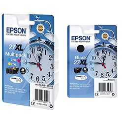 Epson C13T27154022 Inchiostro, Multicolore & C13T27114022 - Cartucho De Tinta, Xl, Color Negro