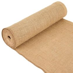 La Cordeline Tafelloper van natuurlijk jute, 30 cm x 5 m, gestikte randen voor bruiloft, decoratie, feesten