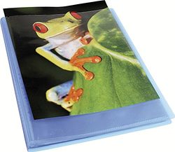 Exacompta - Ref 5762E - Kreacover Collection - Semi-stijf ondoorzichtig PP-displayboek - 24x32cm groot, geschikt voor A4-documenten, 60 zakken - blauw (enkel)