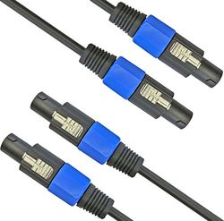 2 x keepdrum sc004 Câble haut-parleur 15 m câble Speakon Box