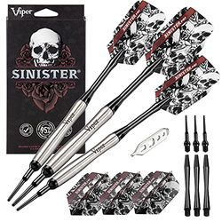 Viper sinistra 95% tungsténio dardos de ponta branca