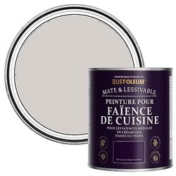Rust-Oleum Peinture Violette Résistante à l'eau pour Faïence de Cuisine, Finition Mate - Baboushka 750ml