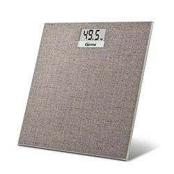 Pèse-personne en verre effet tissu électronique 100 g/150 kg