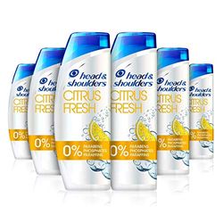 Head & Shoulders Citrus Fresh Shampoo for Greasy Hair, Pack of 6