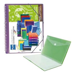 Classificateurs de marque Plus Office modèle Dossier Housses Plus ESP.GOMA 50F VIOL