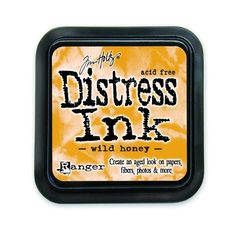 Ranger 18780636 Tim Holtz Distress Ink Pad, Wild Honey, 7,5 x 7,5 x 37 cm