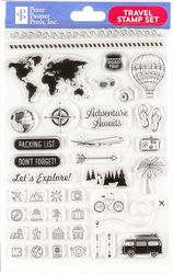 Peter Pauper Press Travel Clear Stamp Set