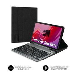 Watio Wave Funda - Teclado para Tablet de 11", conexión Bluetooth, diseño Negro, Compatible con Lenovo M11, Material Duradero y Ligero.*