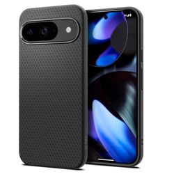 Spigen Liquid Air Case voor Google Pixel 9 en Pixel 9 Pro [Made for Google] hoesje -Zwart