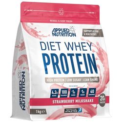 Applied Nutrition Diet Whey - High Protein Powder Supplement, Low Carb & Sugar, for Weight Management with CLA, L Carnitine, Green Tea (1kg - 40 Servings) (Strawberry Milkshake)