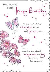 Carte d'anniversaire traditionnelle - 17,8 x 12,7 cm - Piccadilly Greetings