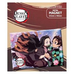 PopBuddies - Demon Slayer: Kimetsu no Yaiba - Tanjiro and Nezuko - Magnet, Fridge Magnet - 6x9cm - Original & Licencia