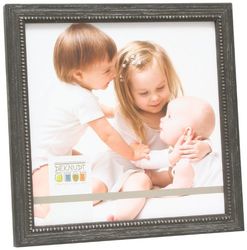 Deknudt Frames S43VF2-20.0X20.0 Cadre Photo Bois Noir avec Filet de Petites Boules Argenté 20 x 20 cm