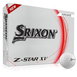 Srixon Z Star XV 8 – dussin premium golfbollar – turnivå – prestanda – uretan – 4 delar – premium golftillbehör och golfgåvor, ren vit