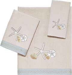 Avanti Linens Soft Collezione Seaglass, Cotone, Multicolore, 3pc Towel Set, 3 unità