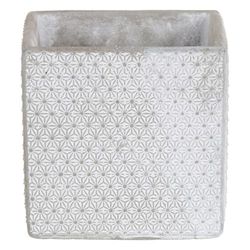 BigBuy Garden Vaso grigio cemento 17 x 17 x 17 x 17 cm