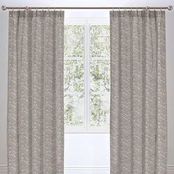 Appletree Promo - Roselle - Coppia di tende oscuranti con occhielli, 168 x 183 cm, dimensioni letto grigio