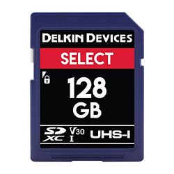 Delkin Devices 128GB Select SDXC UHS-I (U3/V30) Memory Card