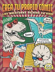 Crea tu Proprio Comic: imagina la continuación de las aventuras de Nino el Dinosaurio, Aprender a dibujar comic niños, Como dibujar comics, Cuaderno ... para hacer comics en blanco papel comic