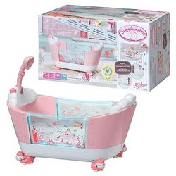 Baby Annabell Let's Play Bathtime Tub 43cm - Onder de zee patroon & Speciaal Water Effect - Licht op - Gemakkelijk voor kleine handen, creatief spel bevordert empathie en sociale vaardigheden