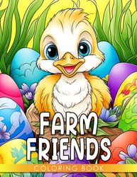 Farm Friends: Discover, Color, and Learn about Adorable Farm Animals - Perfect for 1-3 Year Olds