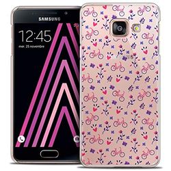 Caseink - fodral för Samsung Galaxy A3 2016 (A310) [Crystal Motif HD Collection Love Saint Valentine cykeldesign - hårt - ultratunt - tryckt i Frankrike]